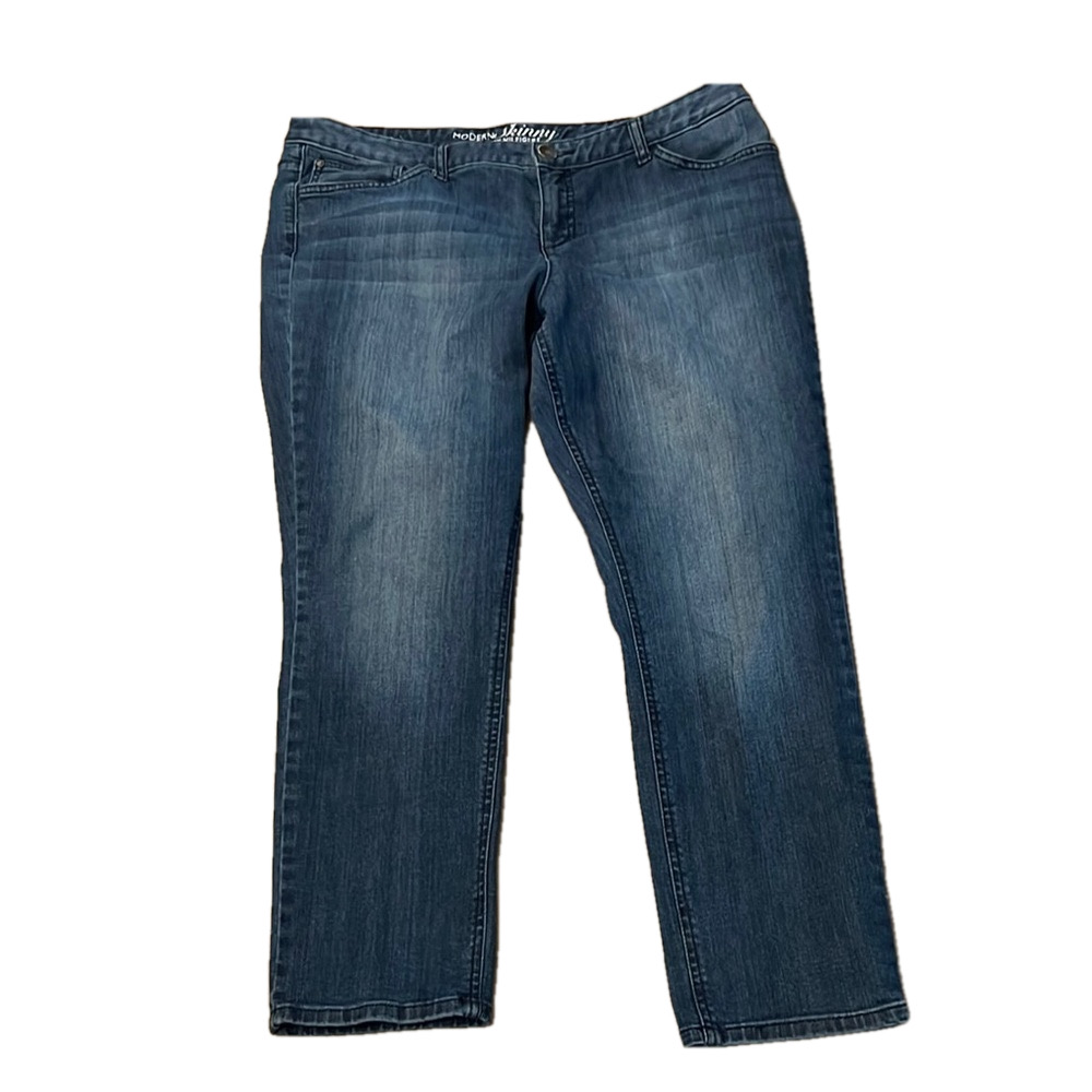 TOMMY HILFIGER Women's Modern Skinny Size 16R Jeans.